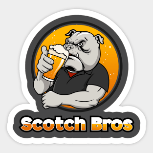 Scotch Bros Dog Sticker